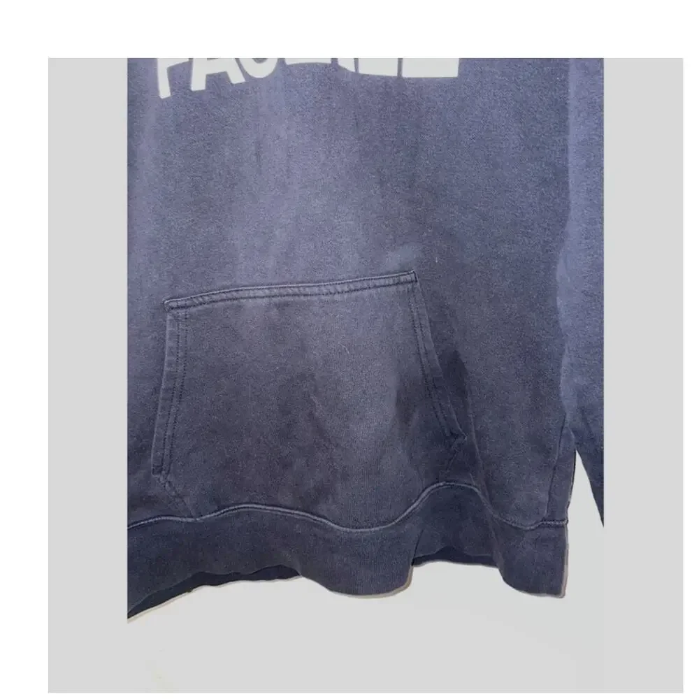 The North Face Mens Black Hoodie Medium Cotton Pullover Sweatshirt Outdoors